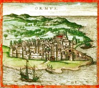Ормуз. Изображение 1572 г-город Ормуз